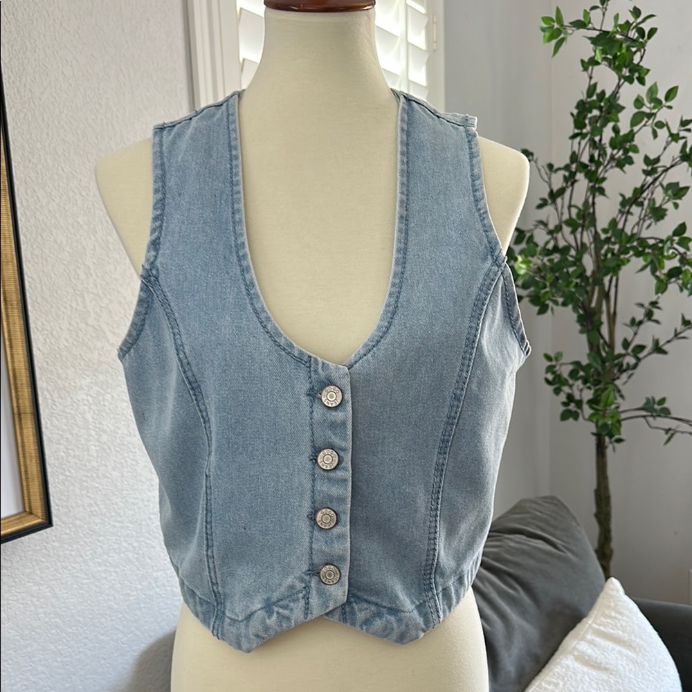 Women's Denim Vest